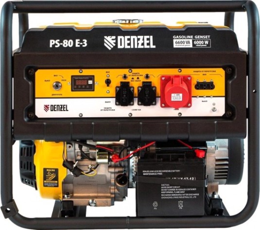 Генератор бензиновый Denzel PS 80 E-3 [946954]