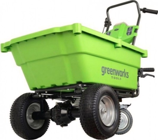 Садовая тележка аккумуляторная GREENWORKS G40GC без АКБ и ЗУ [7400007]
