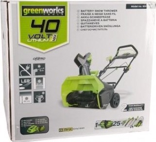 Снегоуборщик аккумуляторный GREENWORKS GD40ST без АКБ и ЗУ [2600007]